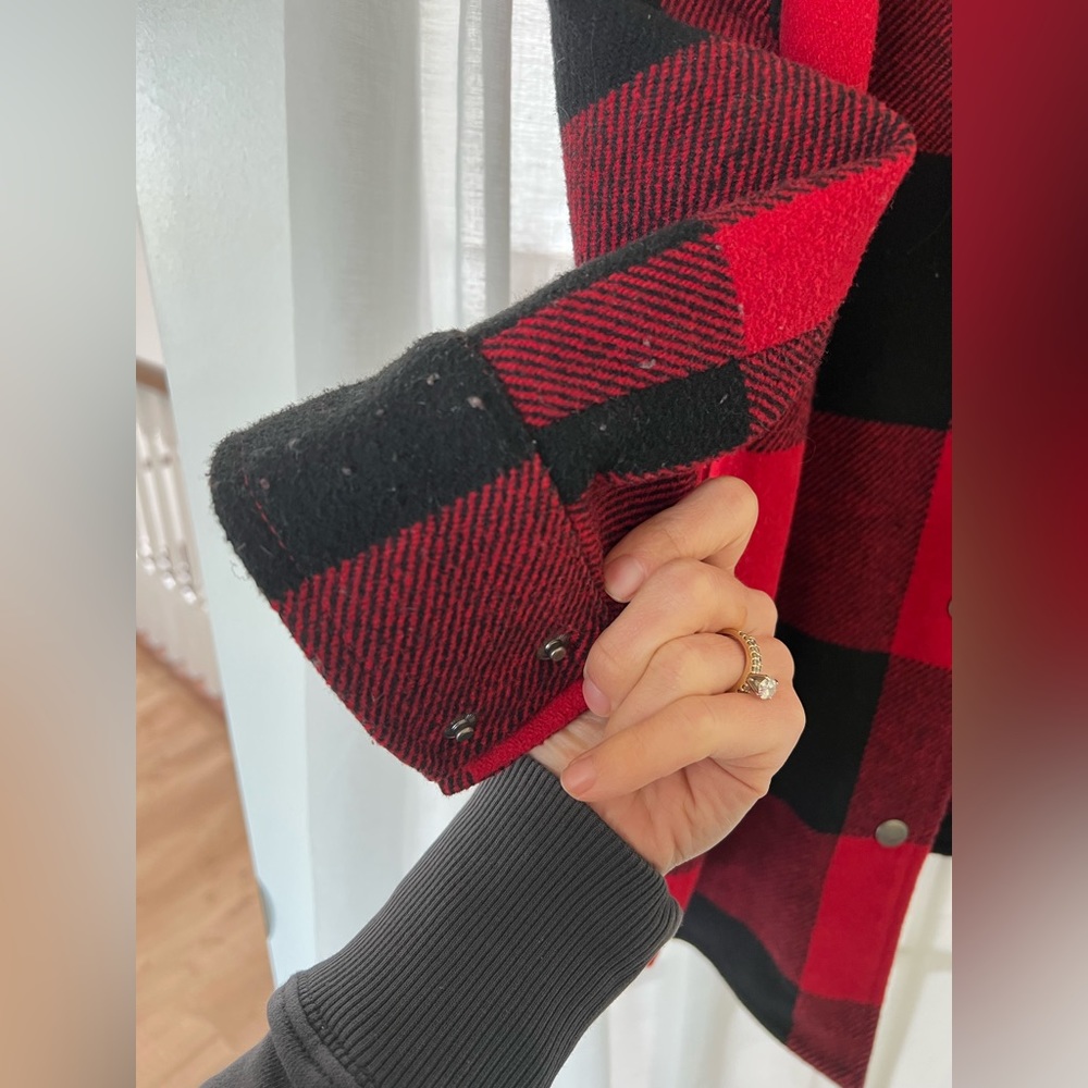 BB Dakota Eldridge XS Red Buffalo Plaid - Picture 3 of 4